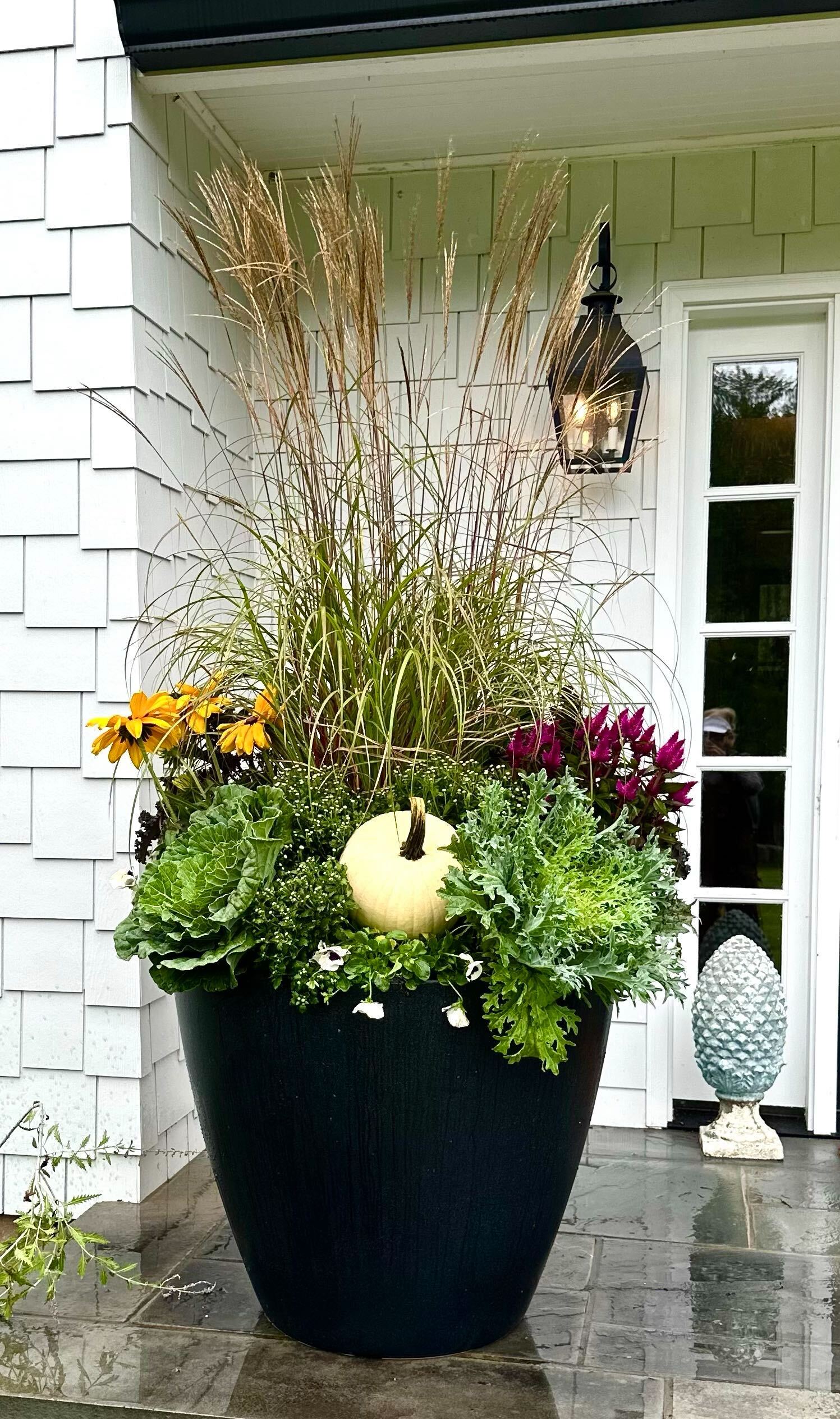 Autumn planter arrangement